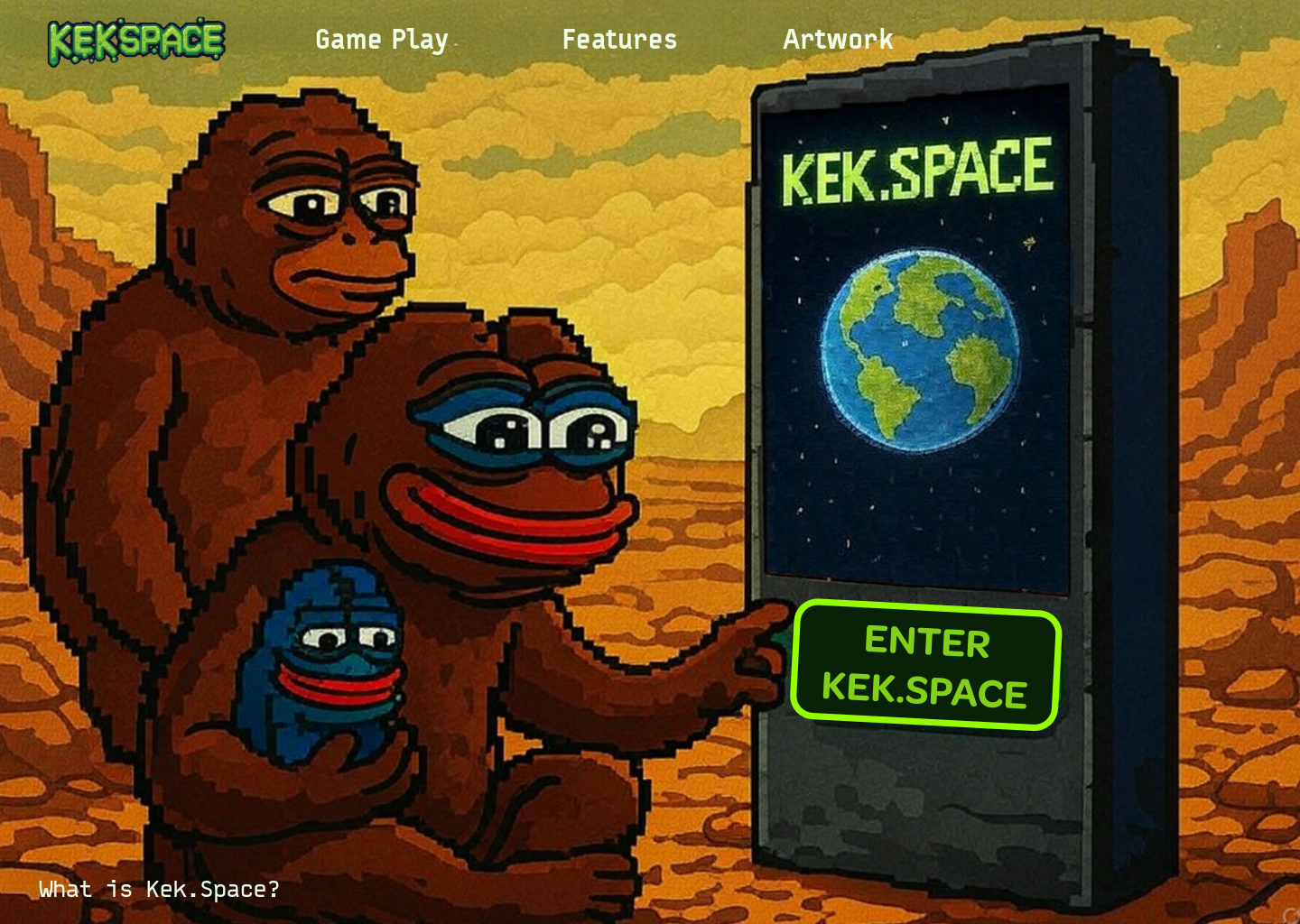 The MemeoLith: Dawn of KekSpace